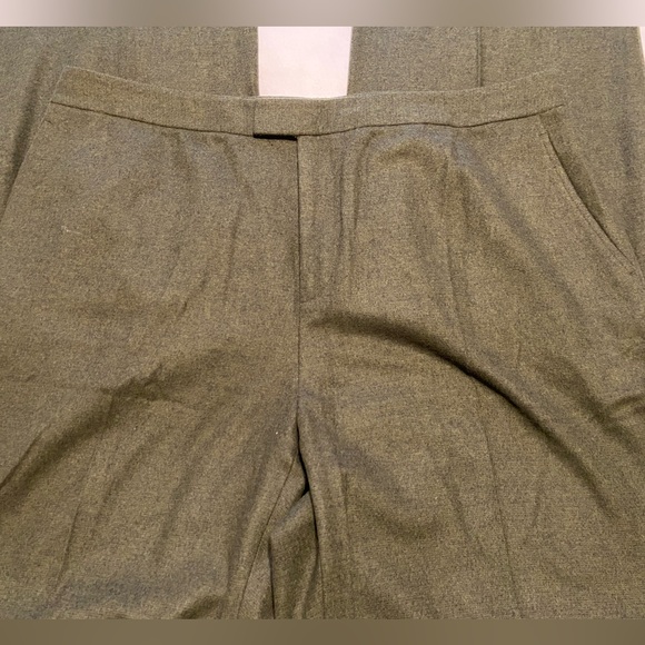 New dark green wool blend Ellen Tracy dress pants size 16 - Picture 8 of 15